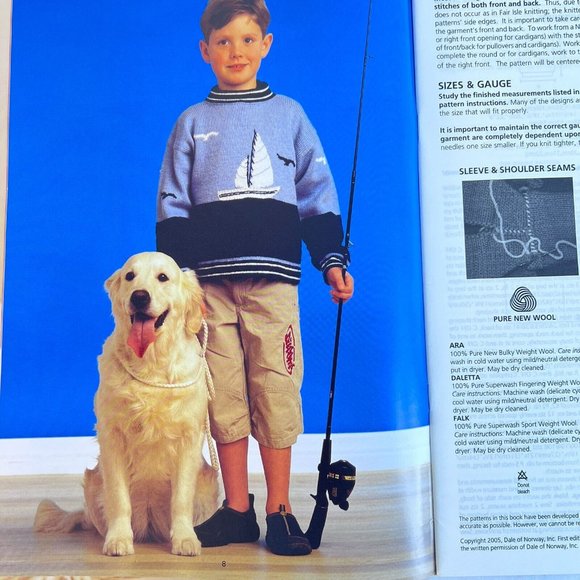 Dale Of Norway Knitting Pattern Book Girl Boy Doll NR 140 Norwegian DaleGarn - Picture 5 of 9